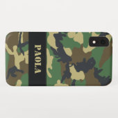 Militaire Camouflage Case-Mate iPhone Case (Achterkant (horizontaal))