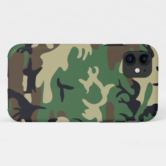 Militaire Camouflage Case-Mate iPhone Case (Achterkant (horizontaal))