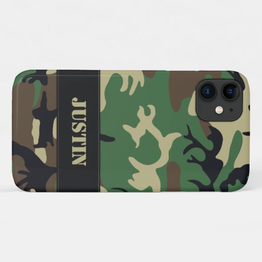 Militaire Camouflage Case-Mate iPhone Case (Achterkant (horizontaal))