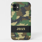 Militaire Camouflage Case-Mate iPhone Case (Achterkant)