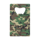 Militaire Camouflage Creditkaart Flessenopener (Achterkant)