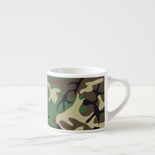 Militaire Camouflage Espresso Kop (Rechts)
