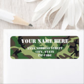 Militaire Camouflage Etiket (Insitu)