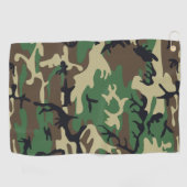 Militaire Camouflage Golfhanddoek (Horizontaal)