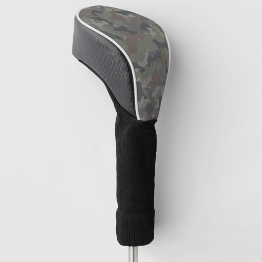 Militaire Camouflage Golfheadcover (Schuin)