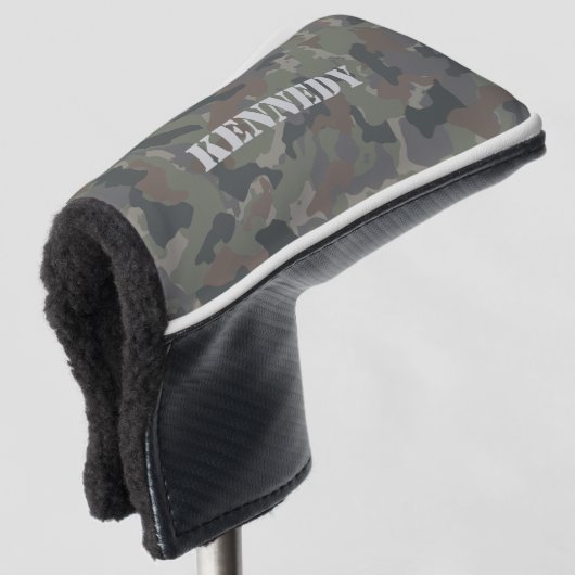 Militaire Camouflage Golfheadcover (3/4 voorkant)