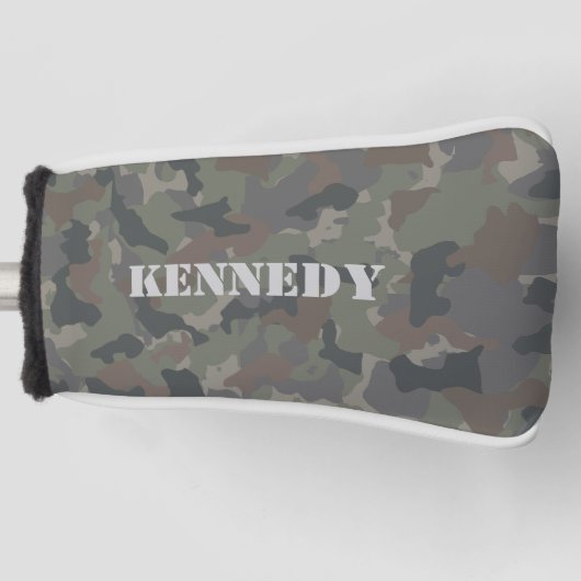 Militaire Camouflage Golfheadcover (Voorkant)
