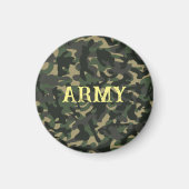 Militaire camouflage groen magneet (Voorkant)