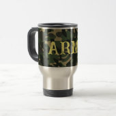 Militaire camouflage groen reisbeker (Voorkant links)