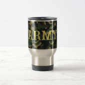 Militaire camouflage groen reisbeker (Center)