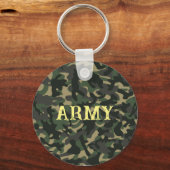 Militaire camouflage groen sleutelhanger (Voorkant)