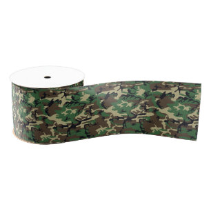 Militaire Camouflage Grosgrain Lint