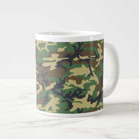 Militaire Camouflage Grote Koffiekop (Voorkant rechts)
