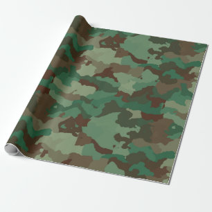 militaire camouflage inpakpapier