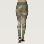 Militaire Camouflage Jagen en Vissen Camo Print Leggings (Achterkant)