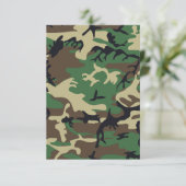 Militaire Camouflage Kaart (Staand voorkant)