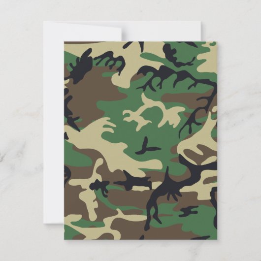 Militaire Camouflage Kaart (Voorkant)