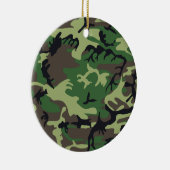 Militaire Camouflage Keramisch Ornament (Rechts)