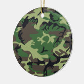 Militaire Camouflage Keramisch Ornament (Links)