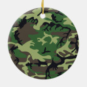 Militaire Camouflage Keramisch Ornament (Achterkant)