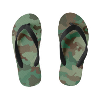 militaire camouflage - kinder teenslippers