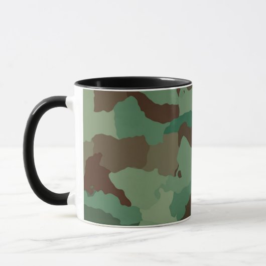 militaire camouflage - koffiebeker mok (Links)
