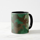 militaire camouflage - koffiebeker mok (Voorkant rechts)