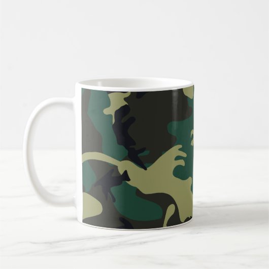 Militaire Camouflage Koffiemok (Links)