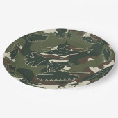 Militaire Camouflage Leger Camo Wegwerp Borden Papieren Bordje (Gekanteld)