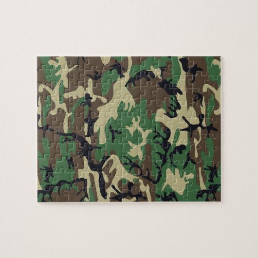Militaire Camouflage Legpuzzel (Horizontaal)