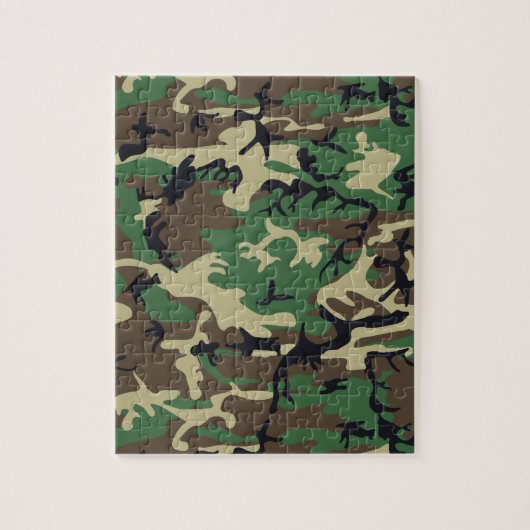 Militaire Camouflage Legpuzzel (Verticaal)