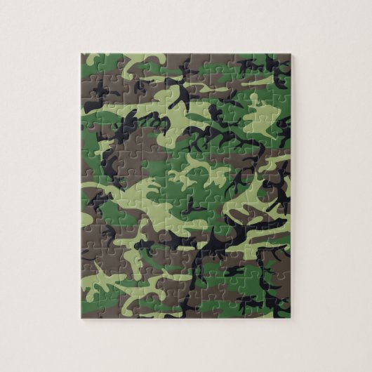 Militaire Camouflage Legpuzzel (Verticaal)