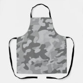 Militaire camouflage leigrijs kustgrijs zilver     schort (Voorkant)