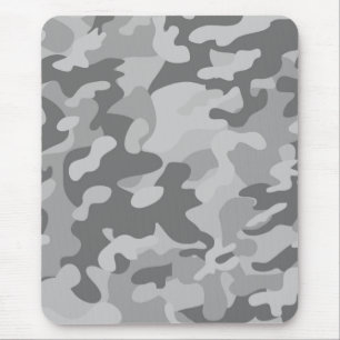 Militaire camouflage leisteengrijs kustgrijs zilve muismat