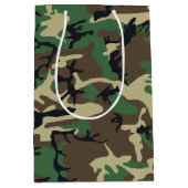 Militaire Camouflage Medium Cadeauzakje (Voorkant)