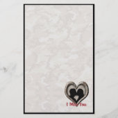 Militaire Camouflage "Miss You" Briefpapier (Voorkant)