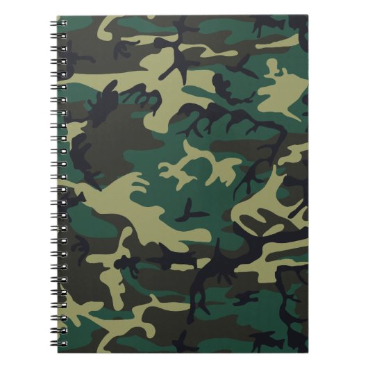 Militaire Camouflage Notitieboek (Voorkant)