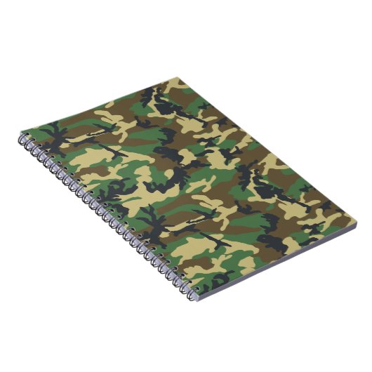 Militaire Camouflage Notitieboek (Rechterzijde)