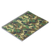 Militaire Camouflage Notitieboek (Linkerzijde)