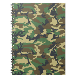 Militaire Camouflage Notitieboek