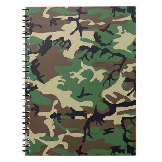 Militaire Camouflage Notitieboek (Voorkant)