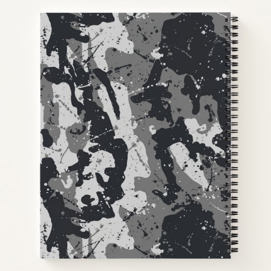 Militaire Camouflage Notitieboek (Achterkant)
