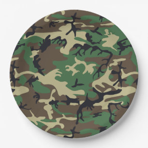 Militaire Camouflage Papieren Bordje