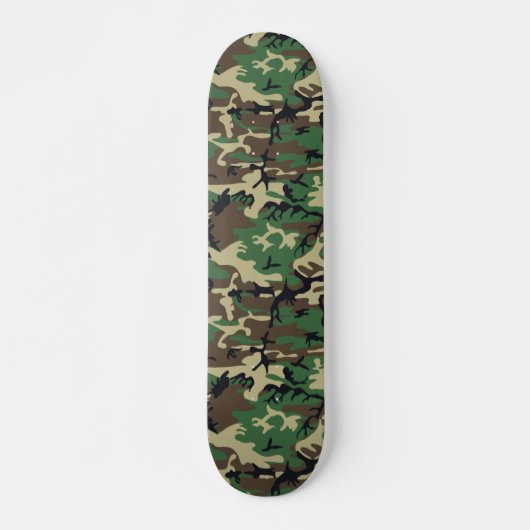 Militaire Camouflage Persoonlijk Skateboard (Voorkant)