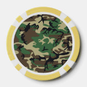 Militaire Camouflage Poker Chips (Achterkant)