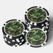 Militaire Camouflage Pokerchips (Opstapeling)