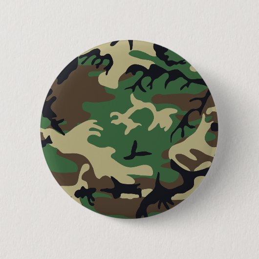 Militaire Camouflage Ronde Button 5,7 Cm (Voorkant)