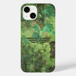 Militaire Camouflage Stervleugel – Rugged Army Case-Mate iPhone 14 Hoesje