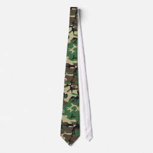 Militaire Camouflage Stropdas