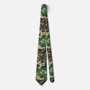 Militaire Camouflage Stropdas